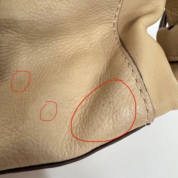 Fossil Tan Leather Adjustable Cross Body Purse Multi Compartment Bag Tan Cream - Picture 5 of 16